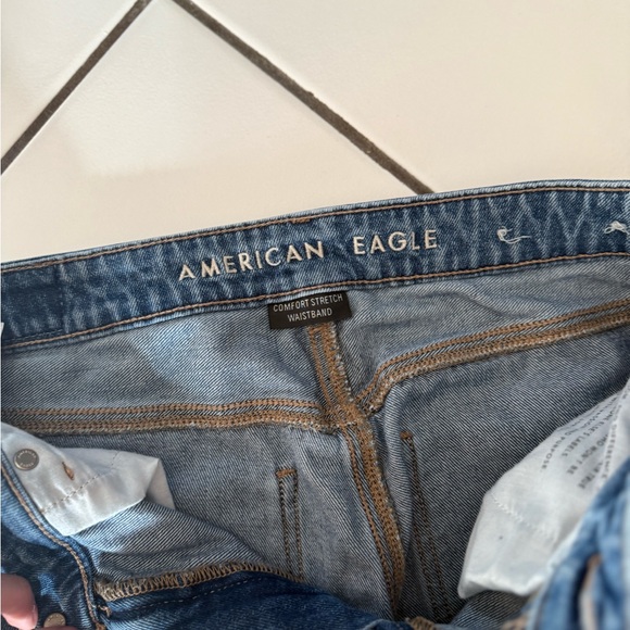 American Eagle Outfitters Blue Distressed Skinny Jeans - Picture 4 of 6